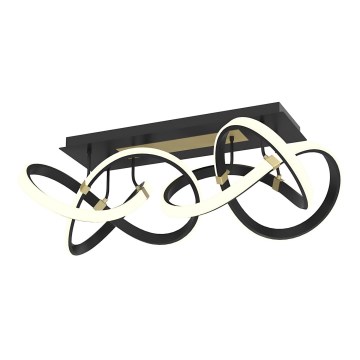 Wofi 9134-204 - LED Dimmable surface-mounted chandelier INDIGO LED/64W/230V black/gold