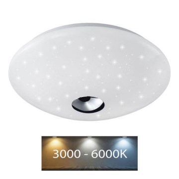 Wofi 9315.01.06.6320 - LED Ceiling light FOCUS LED/15W/230V 3000/4200/6500K d. 32 cm