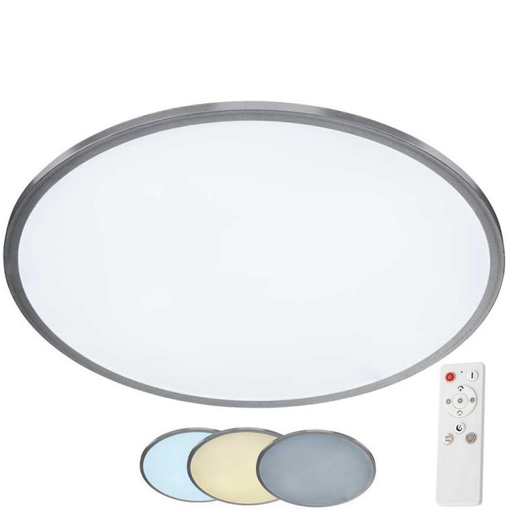 Wofi 9457.01.70.9600 - LED Dimmable ceiling light LINOX LED/34W/230V 3000-6000K + remote control