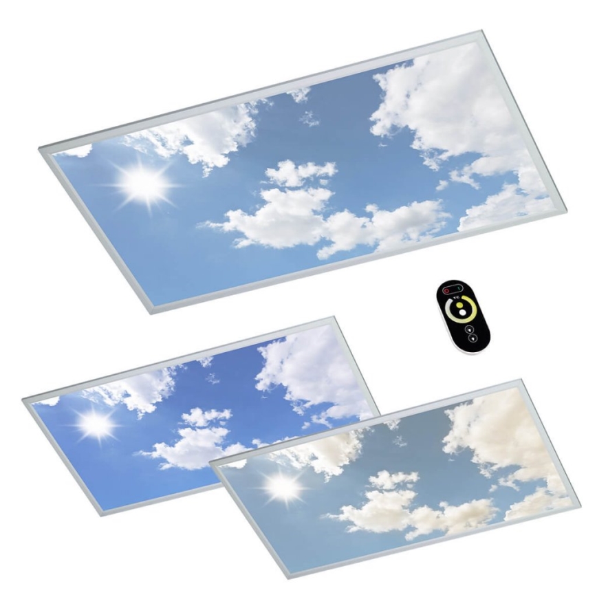 Wofi 9693.01.70.6200 - LED Dimmable ceiling light LIV LED/44W/230V 2800-5500K + remote control