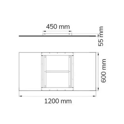 Wofi 9693.01.70.6200 - LED Dimmable ceiling light LIV LED/44W/230V 2800-5500K + remote control