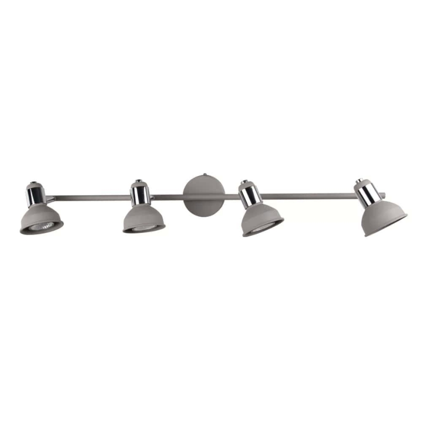 Wofi 984104509000 - Spotlight ISABEL 4xGU10/28W/230V grey