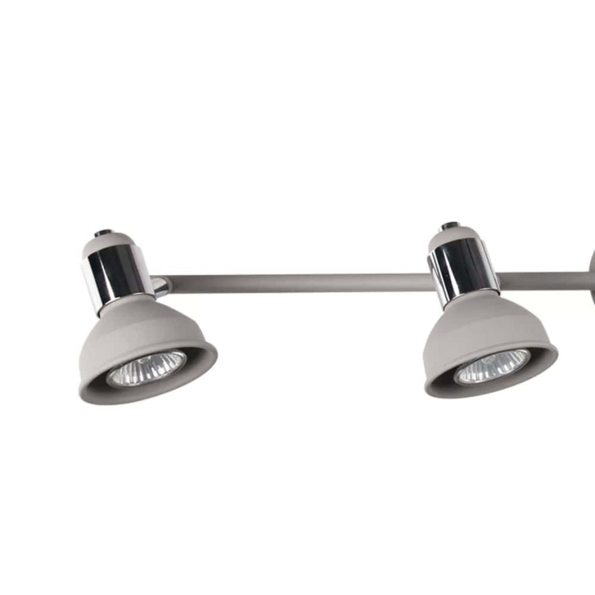 Wofi 984104509000 - Spotlight ISABEL 4xGU10/28W/230V grey