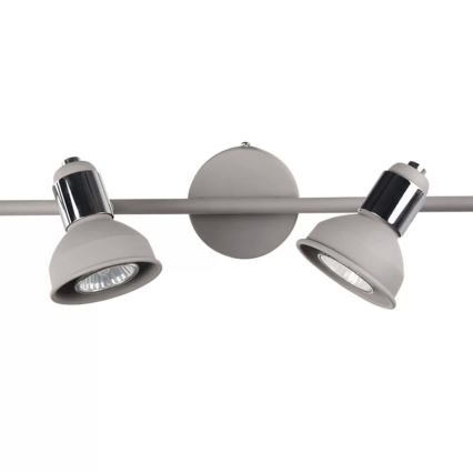 Wofi 984104509000 - Spotlight ISABEL 4xGU10/28W/230V grey