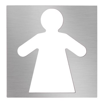 Women's Icon 12x12 cm Stainless Steel/Silver