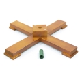 Wooden Christmas Tree Stand with 33 mm Holder Diameter