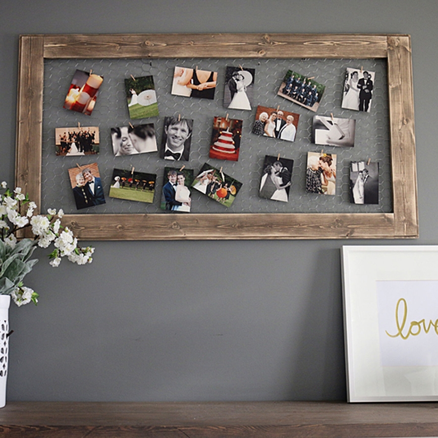 Wooden frame for photos 100x60 cm wood