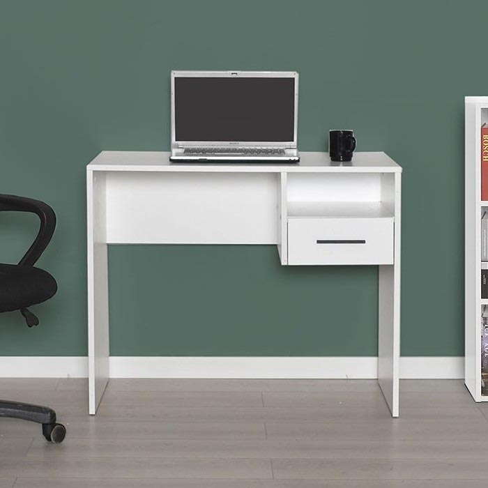 Work table 75x90 cm white