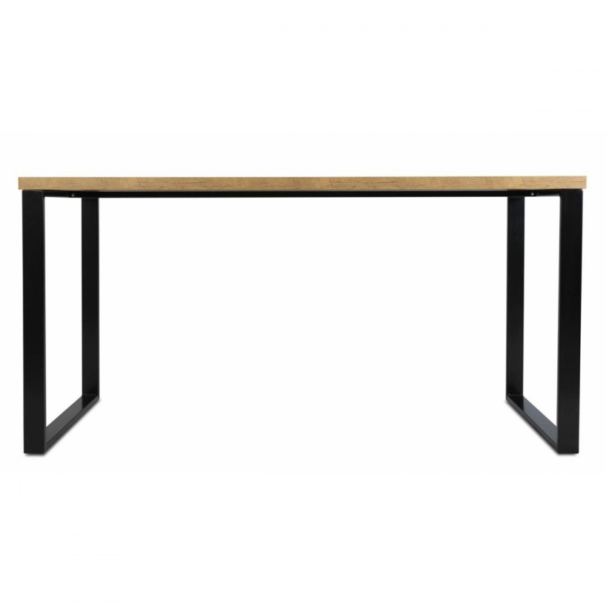 Work table BLAT 160x60 cm black/brown