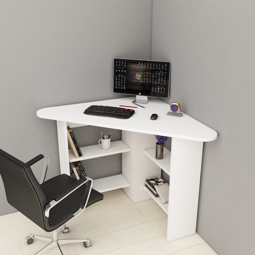 Work table CORNER 73,8x80 cm white