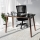 Work table COZY 73x110 cm pine/black