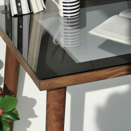 Work table COZY 73x110 cm pine/black