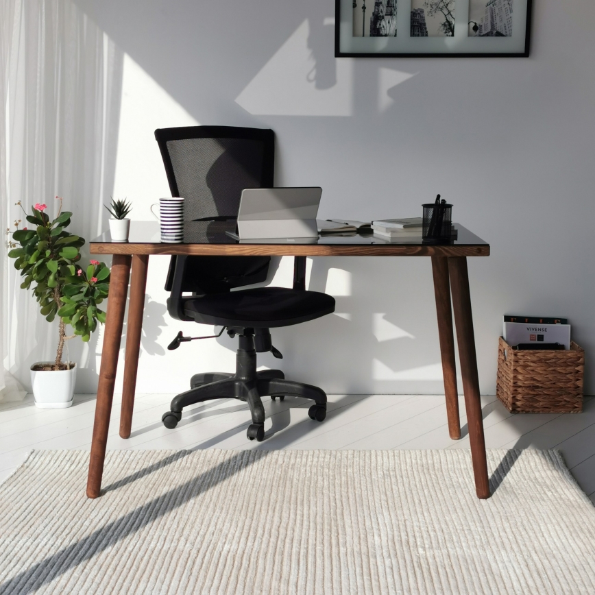 Work table COZY 73x110 cm pine/black