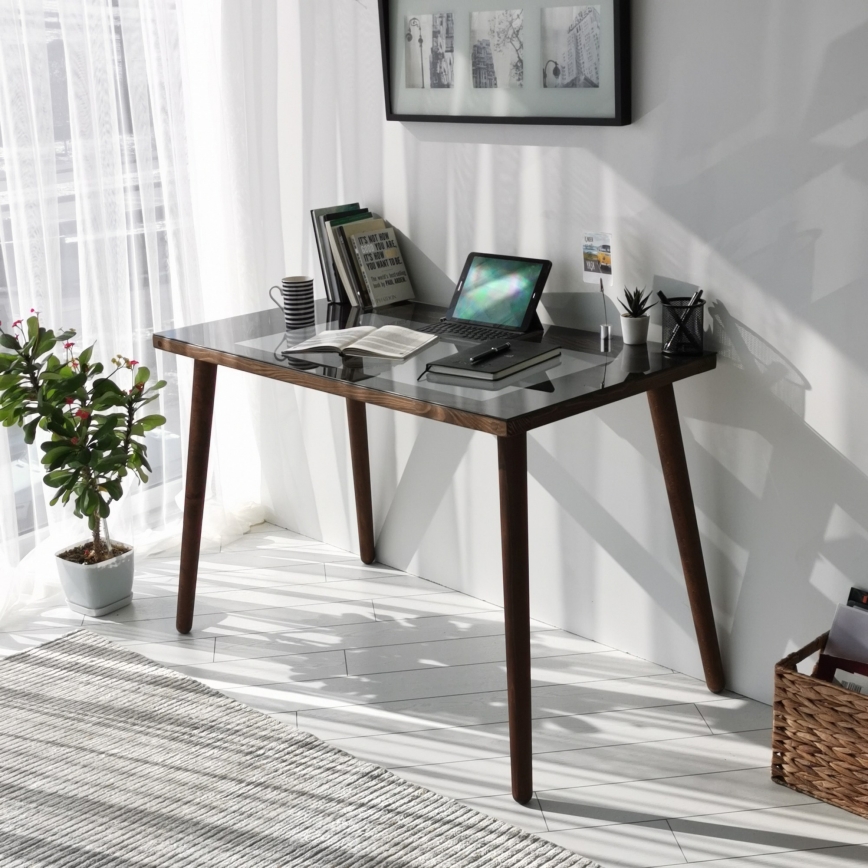 Work table COZY 73x110 cm pine/black