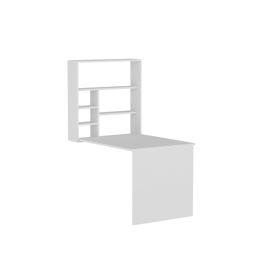 Work table with a shelf SEDIR 154,2x90 cm white