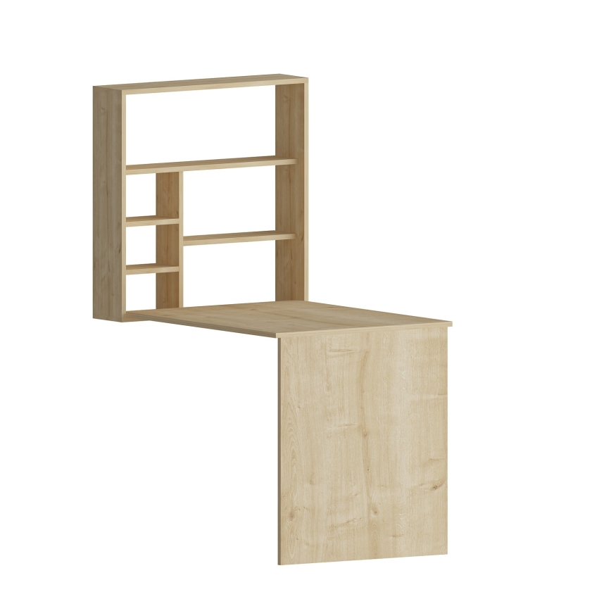 Work table with shelf SEDIR 154,2x59 cm beige