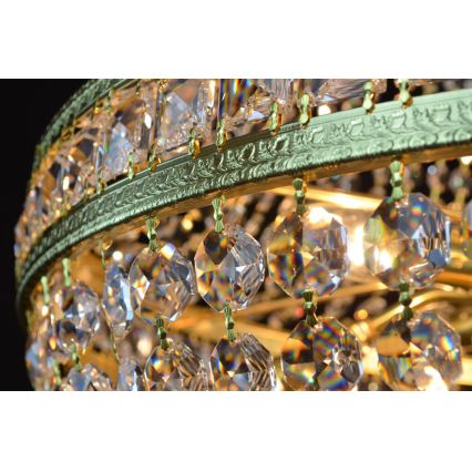 Wranovsky JWZ014060100-8 - Crystal chain chandelier  STOCKHOLM 8xE14/40W/230V