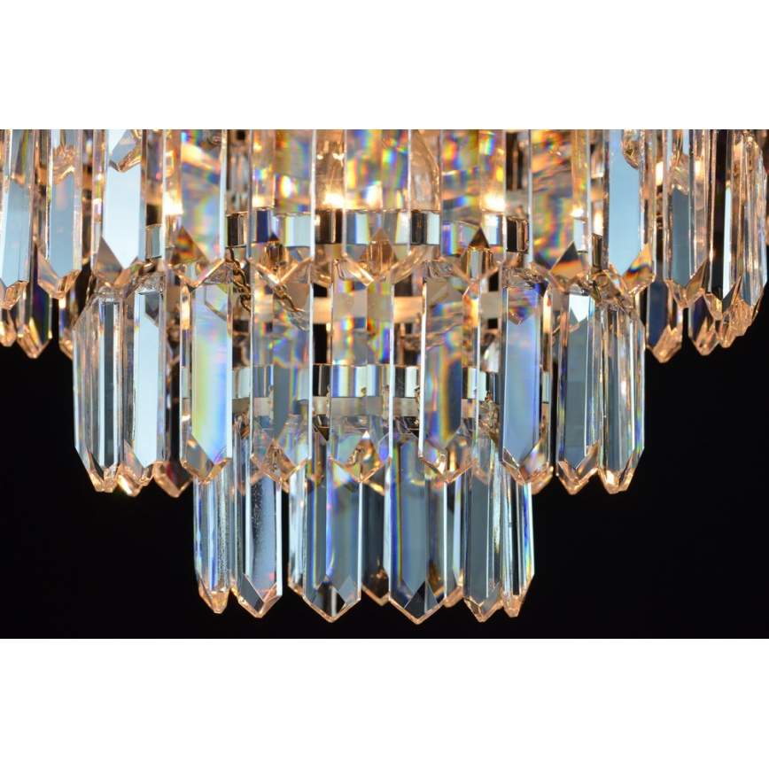 Wranovsky JWZ024060301 - Crystal attached chandelier PORTO 5xE14/40W/230V + 1xE27/40W