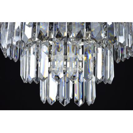Wranovsky JWZ024060301 - Crystal attached chandelier PORTO 5xE14/40W/230V + 1xE27/40W