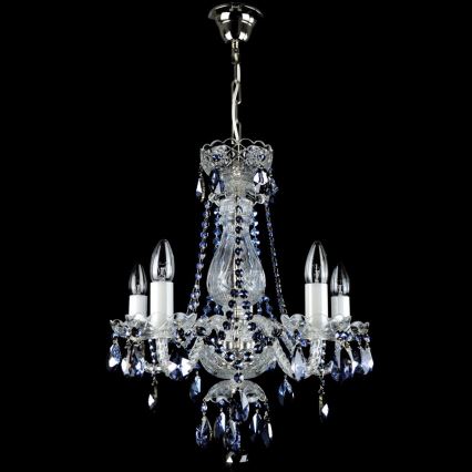 Wranovsky JWZ102052101 - Crystal chandelier on a chain DE LUXE 5xE14/40W/230V