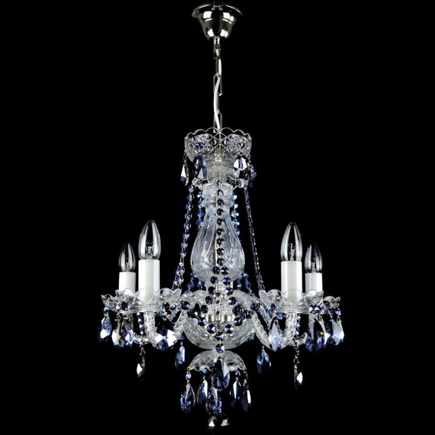 Wranovsky JWZ102052101 - Crystal chandelier on a chain DE LUXE 5xE14/40W/230V
