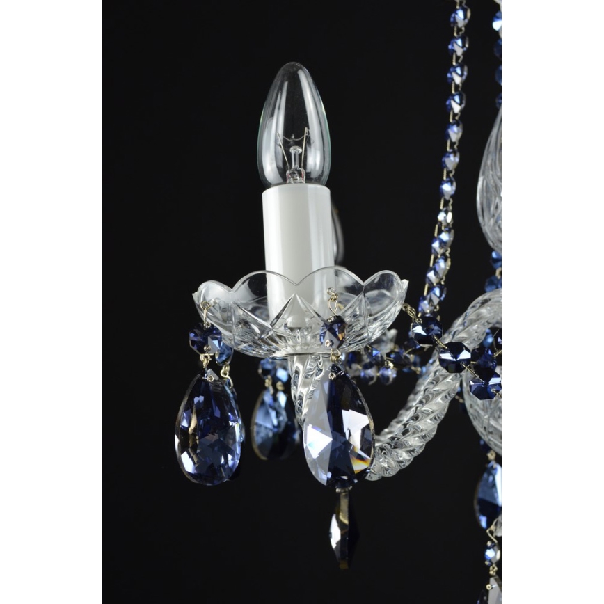 Wranovsky JWZ102052101 - Crystal chandelier on a chain DE LUXE 5xE14/40W/230V