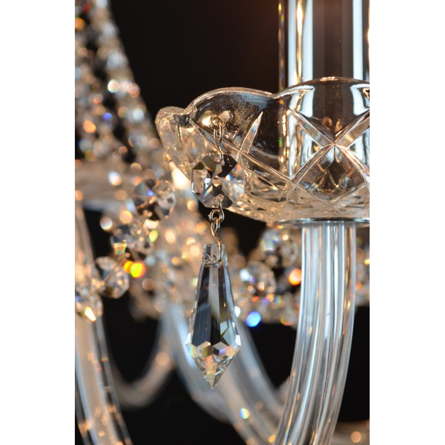 Wranovsky JWZ117122101 - Crystal chandelier on a chain  BONTON 12xE14/40W/230V