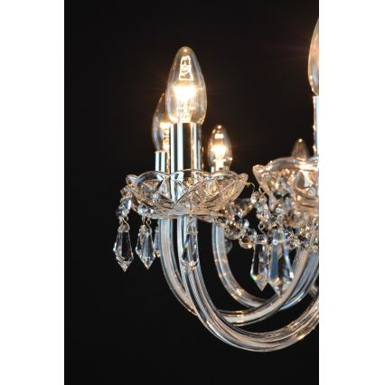Wranovsky JWZ117122101 - Crystal chandelier on a chain  BONTON 12xE14/40W/230V