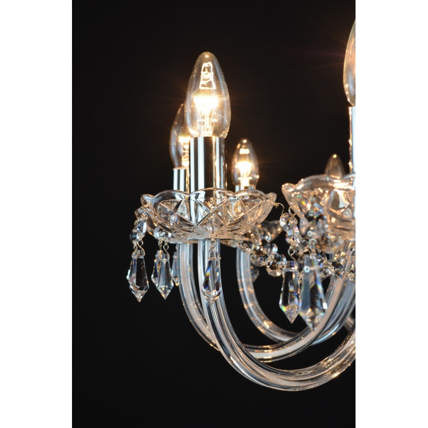 Wranovsky JWZ117122101 - Crystal chandelier on a chain  BONTON 12xE14/40W/230V