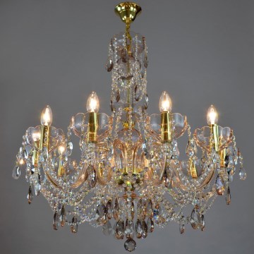 Wranovsky JWZ121102100 - Crystal chandelier on a chain  ZENITH 10xE14/40W/230V