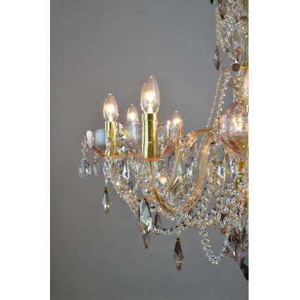 Wranovsky JWZ121102100 - Crystal chandelier on a chain  ZENITH 10xE14/40W/230V