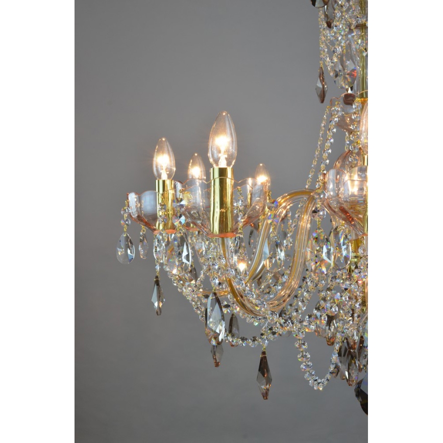 Wranovsky JWZ121102100 - Crystal chandelier on a chain  ZENITH 10xE14/40W/230V