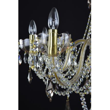 Wranovsky JWZ121102100 - Crystal chandelier on a chain  ZENITH 10xE14/40W/230V