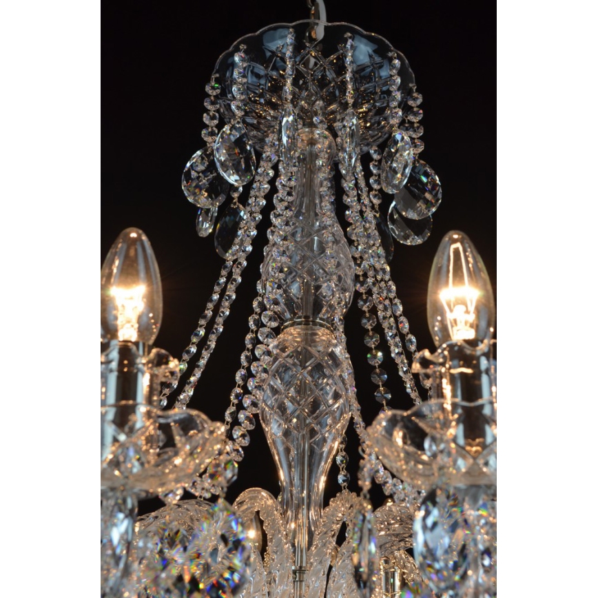 Wranovsky JWZ124122101 - Crystal chandelier on a chain IMPERIAL 12xE14/40W/230V