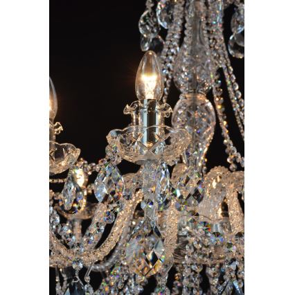 Wranovsky JWZ124122101 - Crystal chandelier on a chain IMPERIAL 12xE14/40W/230V