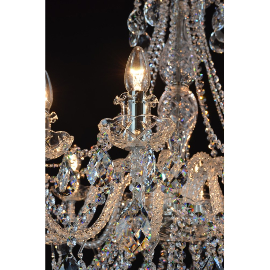 Wranovsky JWZ124122101 - Crystal chandelier on a chain IMPERIAL 12xE14/40W/230V