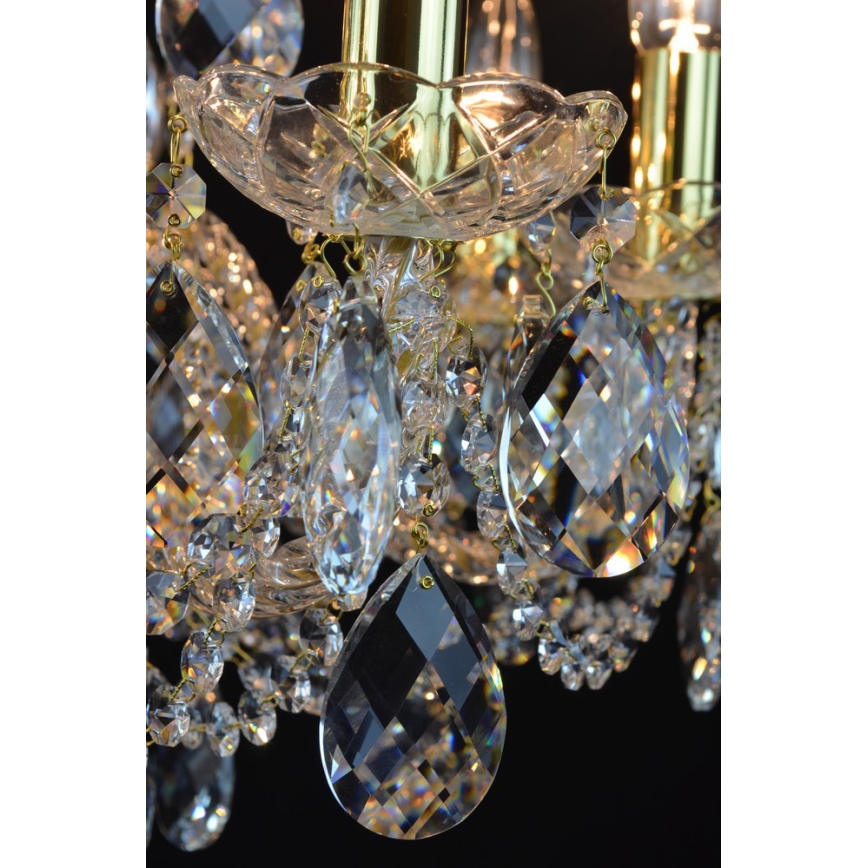 Wranovsky JWZ125122230 - Crystal chain chandelier  MARIERA 12xE14/40W/230V