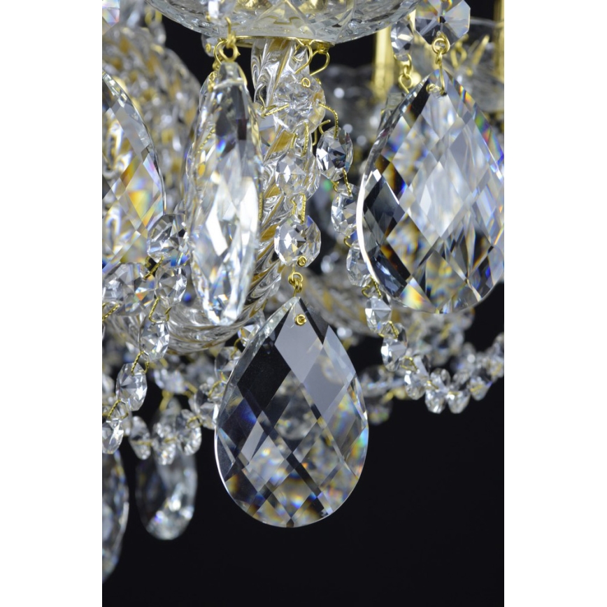 Wranovsky JWZ125122230 - Crystal chain chandelier  MARIERA 12xE14/40W/230V