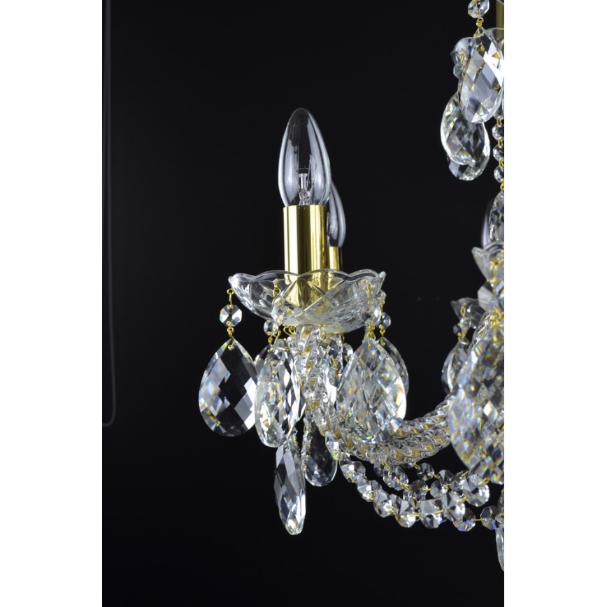 Wranovsky JWZ125122230 - Crystal chain chandelier  MARIERA 12xE14/40W/230V
