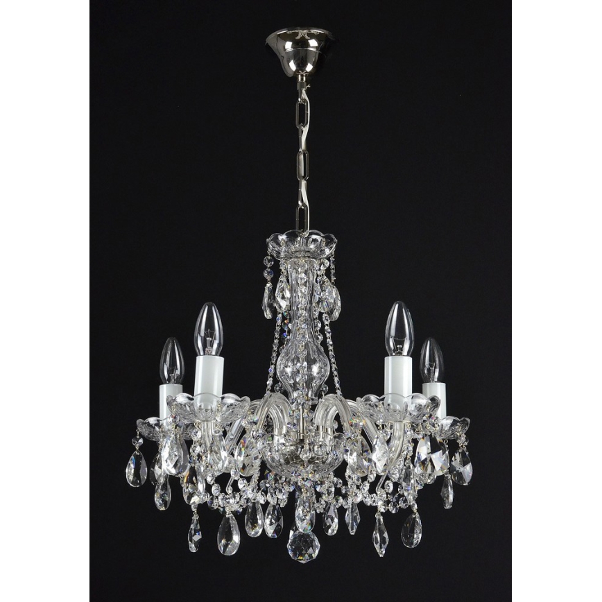 Wranovsky JWZ153052101 - Crystal chandelier on a chain OLIVE 5xE14/40W/230V