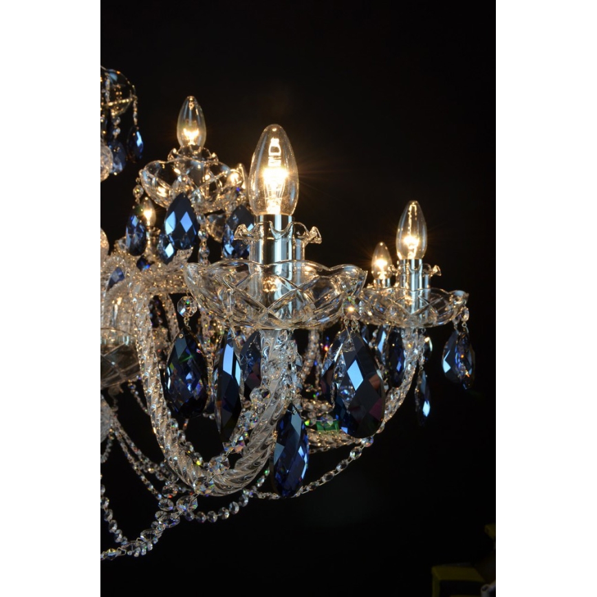 Wranovsky JWZ166182231 - Crystal chandelier on a chain OCEAN 18xE14/40W/230V