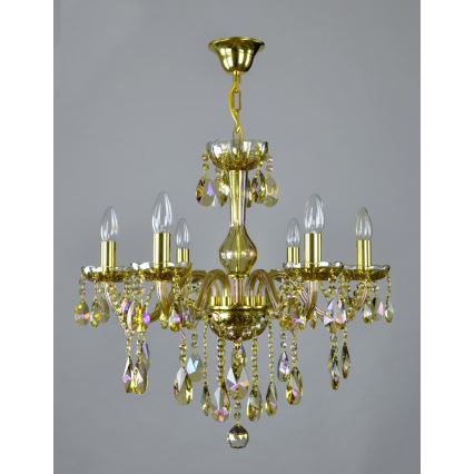 Wranovsky JWZ167061100 - Crystal chandelier on a chain CLARIT 6xE14/40W/230V