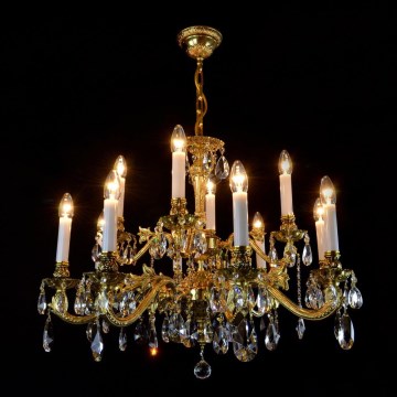 Wranovsky JWZ237121100 - Crystal chandelier on a chain AVIOR 12xE14/40W/230V