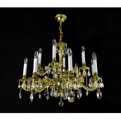 Wranovsky JWZ237121100 - Crystal chandelier on a chain AVIOR 12xE14/40W/230V