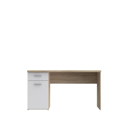 Writing desk GINO white/sonoma oak