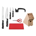 Wüsthof - 8-piece GOURMET knife set with knife block, sharpener and cutting board