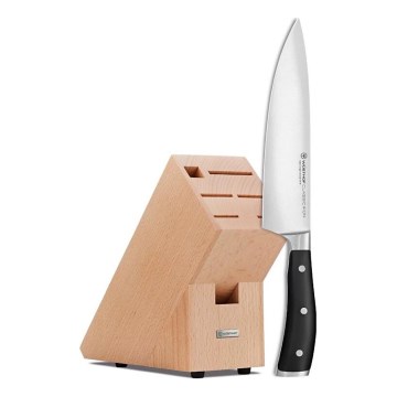 Wüsthof - Chef's knife CLASSIC IKON 20 cm in a stand beech