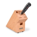 Wüsthof - CLASSIC 20 cm Chef's Knife with Beech Stand, Beige