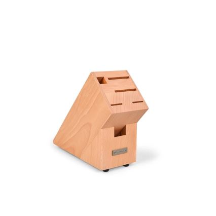 Wüsthof - CLASSIC 20 cm Chef's Knife with Beech Stand, Beige