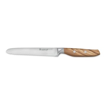 Wüsthof - Kitchen bread knife AMICI 14 cm olive wood